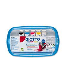 BOX 5 TUBETTI TEMPERA 21ML GIOTTO TUBO 7 ASSORTITO