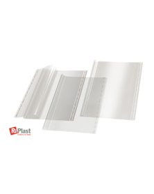 Coprilibro satinato PVC goffrato neutro c/biadesivo 50x31cm RiPlast