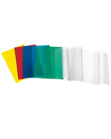 Coprimaxi satinato PVC goffrato neutro c/alette 21x30cm RiPlast