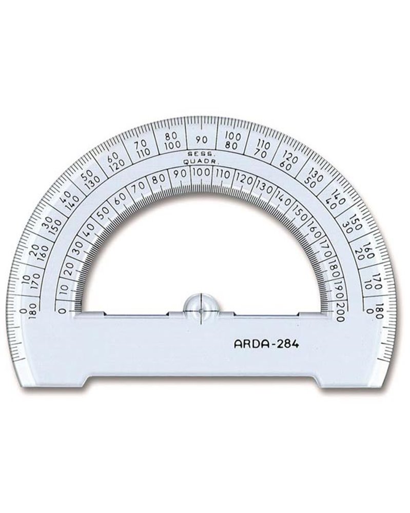 GONIOMETRO UNI ARDA 180Â° 12CM