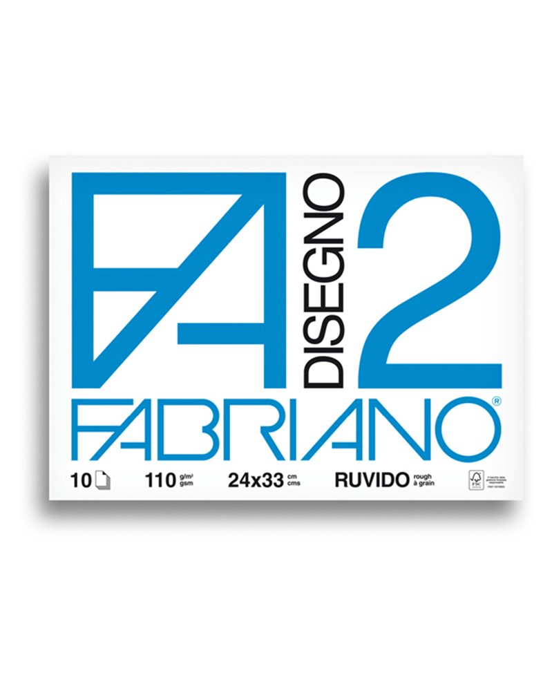 ALBUM P.M. FABRIANO2 (24X33CM) 10FG 110GR RUVIDO