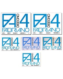 ALBUM FABRIANO4 (24X33CM) 200GR 20FG RUVIDO