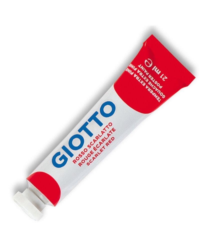 TEMPERA GIOTTO TUBO 7 (21ML) ROSSO SCARLATTO 08