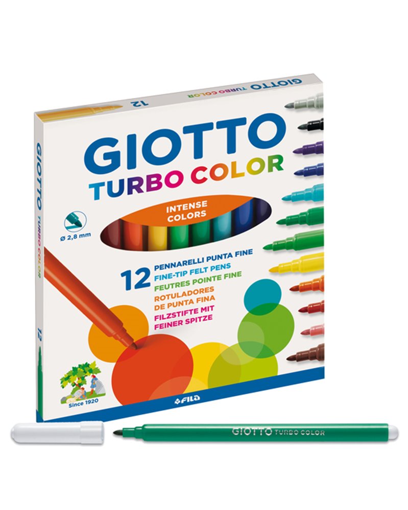 ASTUCCIO 12 PENNARELLI TURBOCOLOR GIOTTO