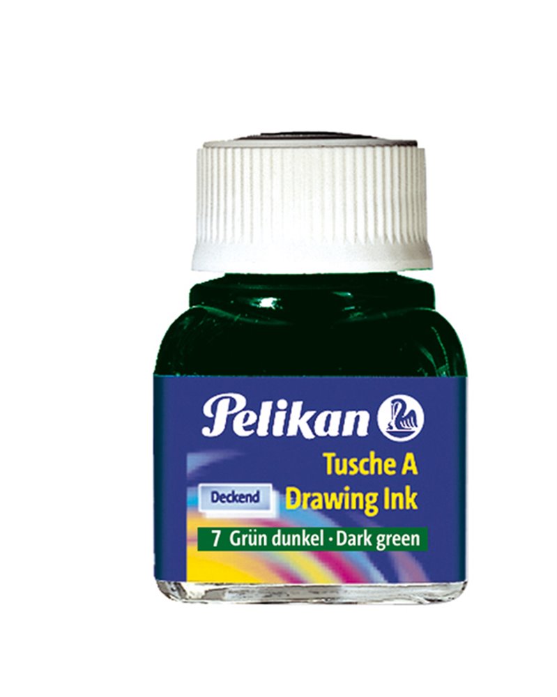 INCHIOSTRO DI CHINA 523 VERDE SCURO 7 10ML PELIKAN
