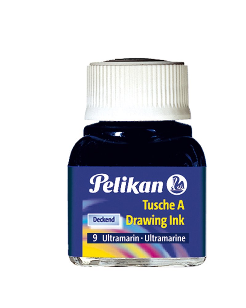 INCHIOSTRO DI CHINA 523 BLU OLTREMARE 9 10ML PELIKAN