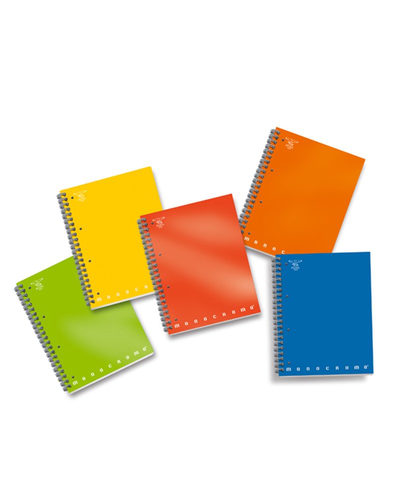 MAXIQUADERNO A4 SPIRALATO c/fori 80gr 100fg 1rigo MONOCROMO PIGNA