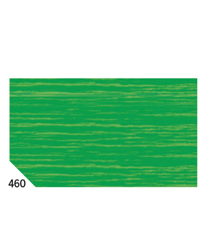 10RT CARTA CRESPA VERDE CHIARO 460 (50X250CM) GR.60 SADOCH