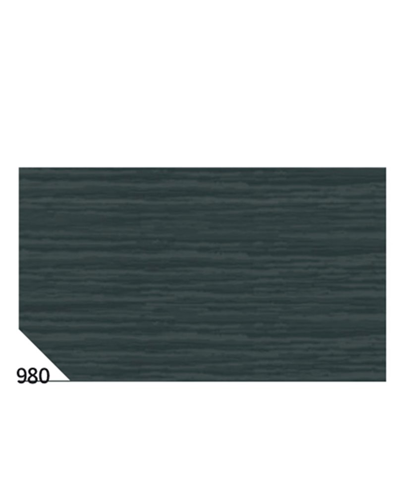 10RT CARTA CRESPA NERO 980 (50X250CM) GR.60 SADOCH
