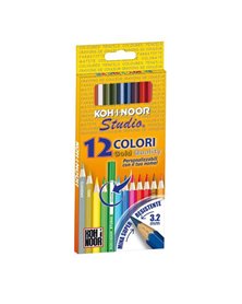 Astuccio 12 matite colorate Studio Koh.I.Noor