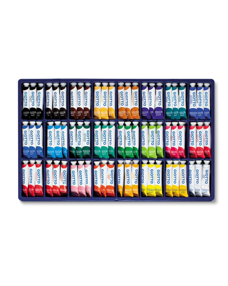 VETRINETTA 144 TEMPERA GIOTTO TUBO 4 (12ML) ASSORT. VETRINETTA 144 TEMPERA GIOTTO TUBO 4 (12ML) ASSORT.