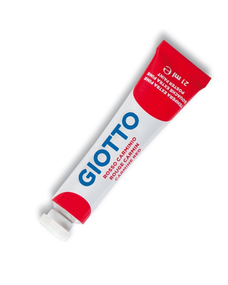 TEMPERA GIOTTO TUBO 7 (21ML) ROSSO CARMINIO 09