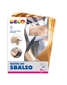 12 LASTRINE ALLUMINIO/RAME 20x30CM 113/4 CWR