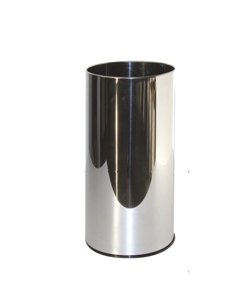 PORTAOMBRELLI TONDO INOX H 49CM IN METALLO