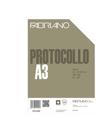 PROTOCOLLO A4 BIANCO 200FG 60GR FABRIANO