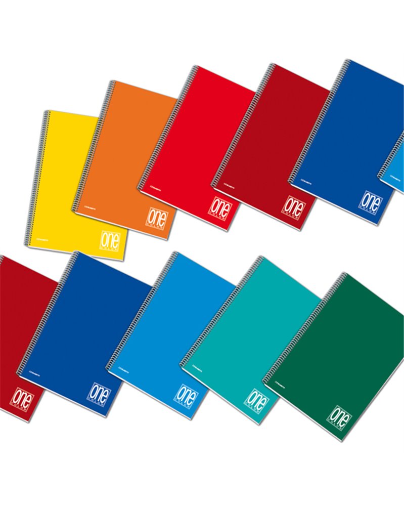 MAXIQUADERNO A4 SPIRALATO 4mm c/fori 80gr 60fg ONE COLOR BLASETTI