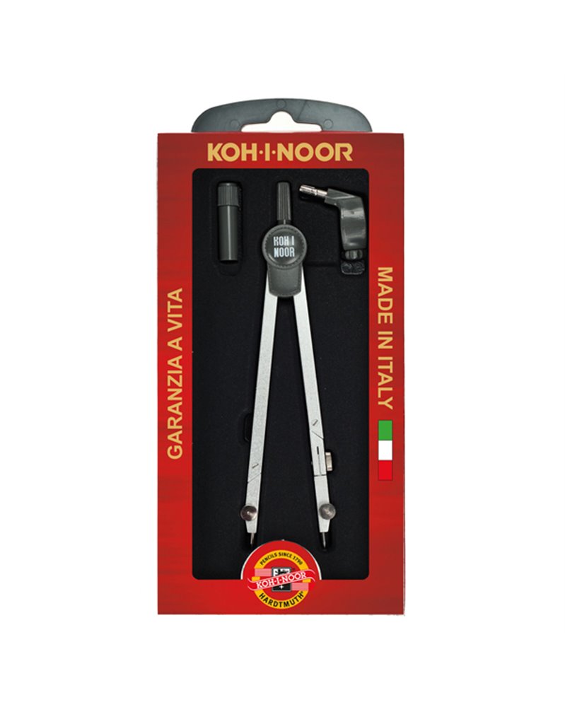 COMPASSO PROFESSIONAL 155mm+allunga telescopica 3pz KOHINOOR