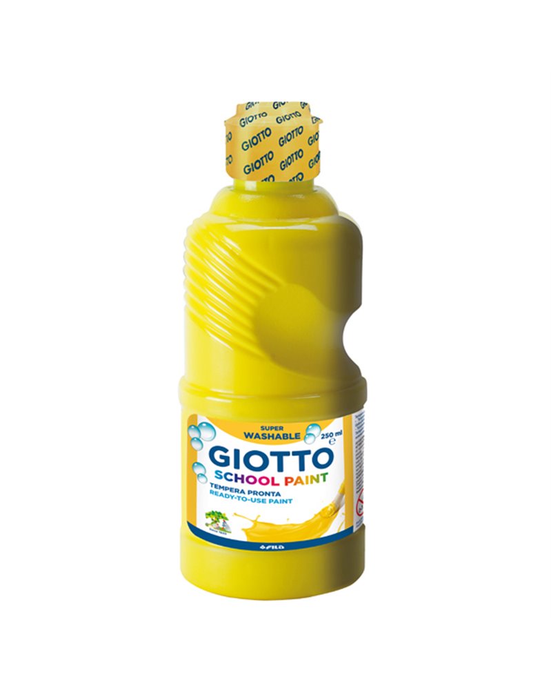 TEMPERA PRONTA 250ML lavabile GIOTTO GIALLO