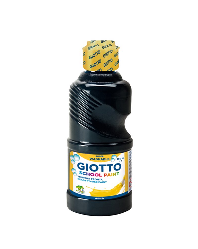 TEMPERA PRONTA 250ML lavabile GIOTTO NERO