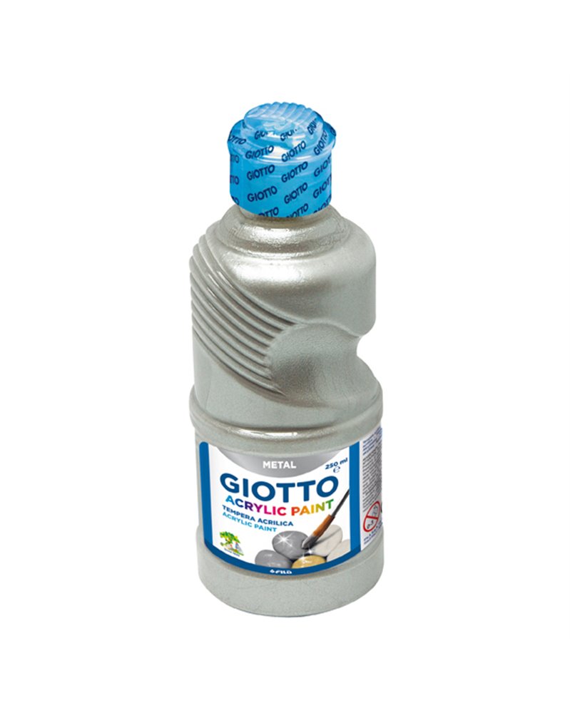 TEMPERA PRONTA ACRILICA GIOTTO 250ML ARGENTO