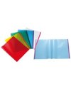 COPRILIBRO PVC GOFFRATO TRASPARENTE ROSSO 50x31cm C/BIADESIVO