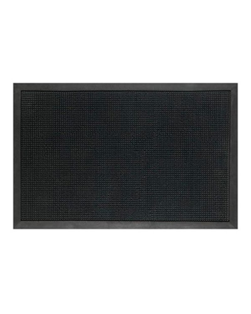TAPPETO IN GOMMA ROLLER NERO 46X70CM VELCOC