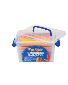 SCHOOLBOX 120 PASTELLI COLORATI MAXI JUMBO 100 FSC in 12 colori PRIMO