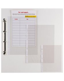 25 BUSTE FORATE 15X21-15 ERCOLE PVC SEI ROTA