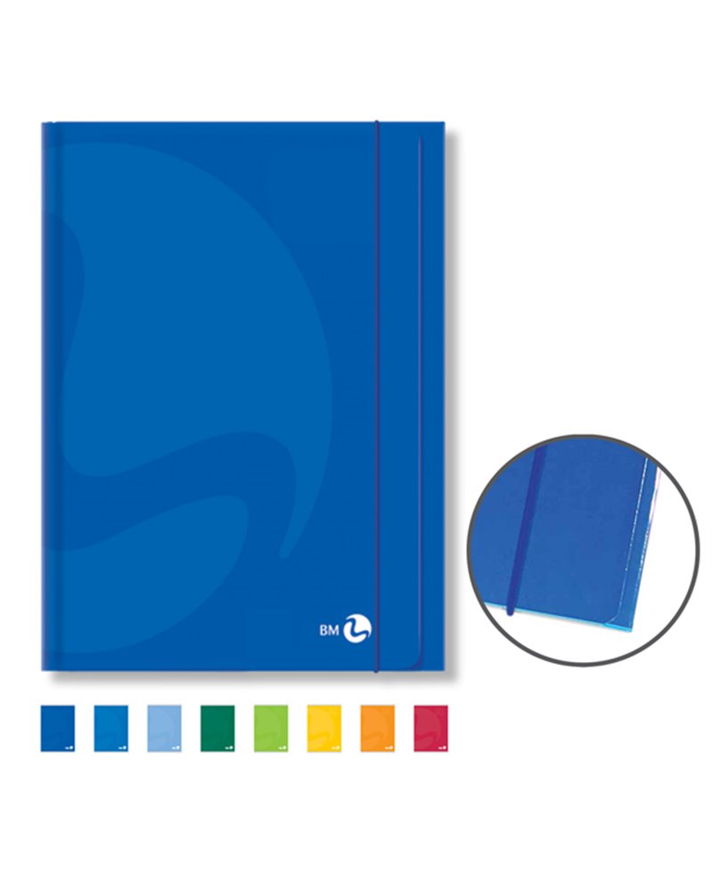 CARTELLA 3 LEMBI C/ELASTICO 25,5x35cm COLOR colori assortiti BM