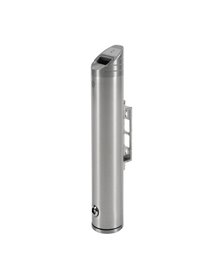 PORTACENERE INOX DA MURO H 48CM