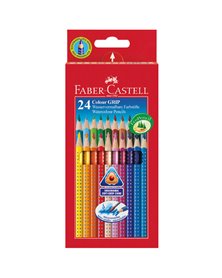 ASTUCCIO 24 PASTELLI COLORATI ACQUERELLABILI Color Grip FABER CASTELL