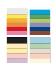 Conf.25 cartoncino Bristol Color 200gr 50x70cm scarlatto 61 Favini