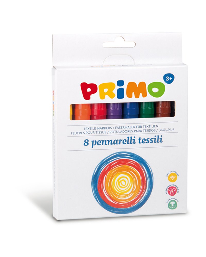 PENNARELLI PER TESSUTO ASTUCCIO 8 COLORI