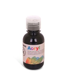 Colore acrilico fine Acryl 125ml nero PRIMO