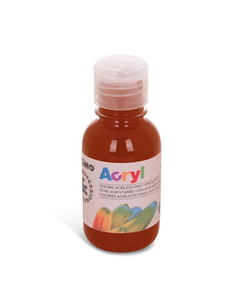 Colore acrilico fine Acryl 125ml terra siena bruciata PRIMO