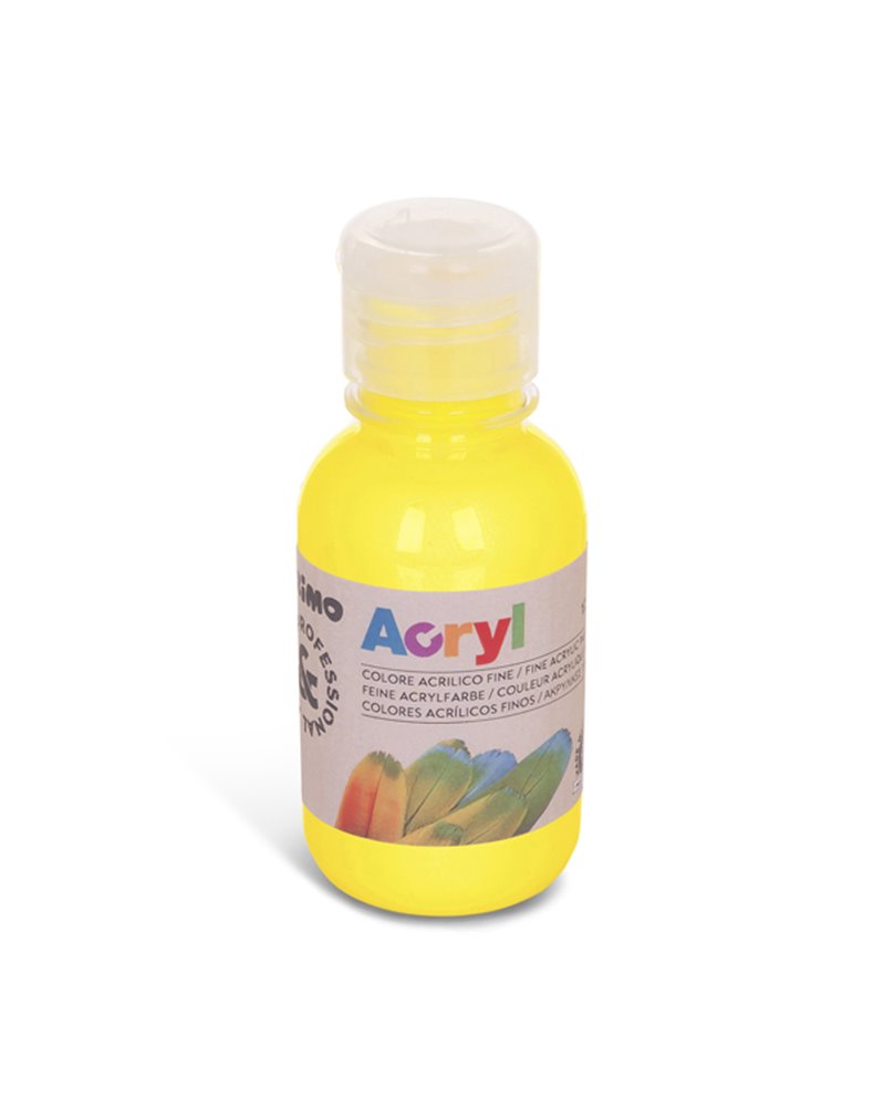 Colore acrilico fine Acryl 125ml giallo primario PRIMO