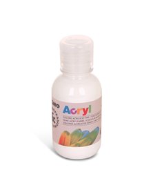 Colore acrilico fine Acryl 125ml bianco PRIMO