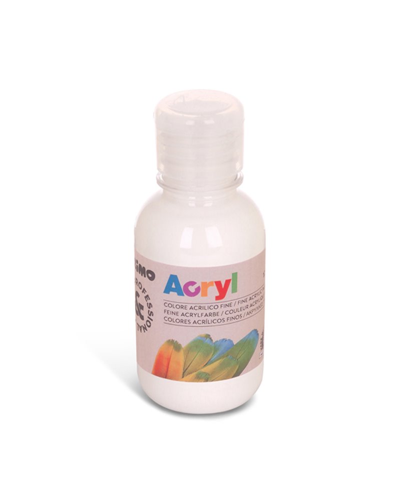 Colore acrilico fine Acryl 125ml bianco PRIMO