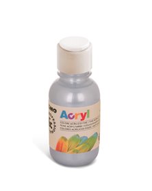 Colore acrilico fine Acryl 125ml argento PRIMO