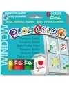 TEMPERA SOLIDA PER VETRI PLAYCOLOR 6 COLORI BRILLANTI IN STICK