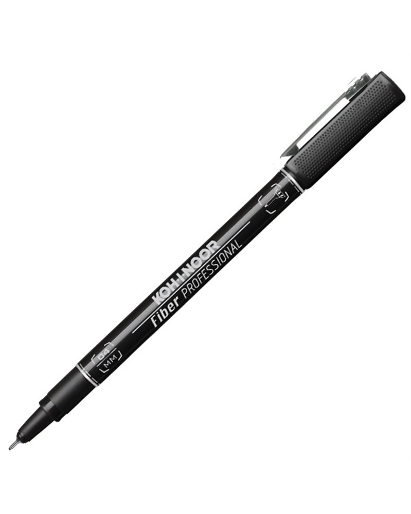 FINELINER PROFESSIONAL FIBER NERO 0,4MM