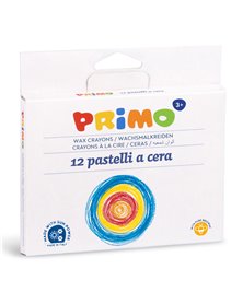 ASTUCCIO 12 PASTELLI A CERA JUMBO Ã˜10,5mm 100mm PRIMO