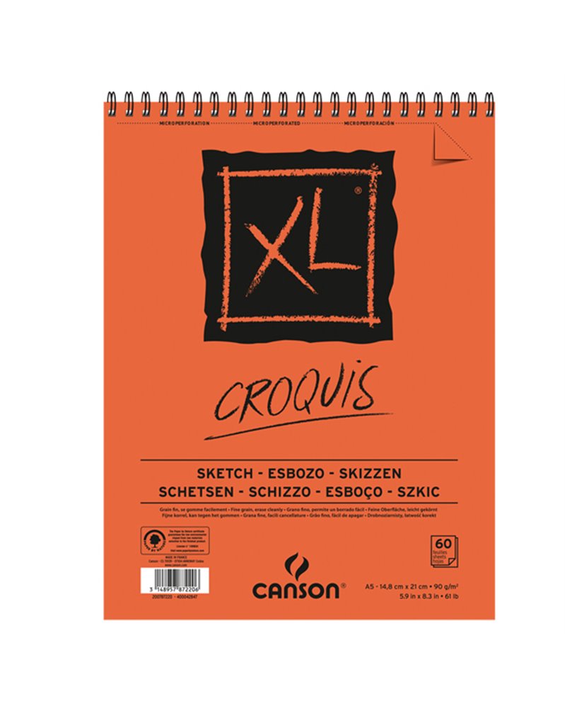 Album XL Croquis A5 90gr 60fg Canson