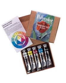 Colori vinilici Polycolor Primary Set 5 tubetti da 20ml Maimeri