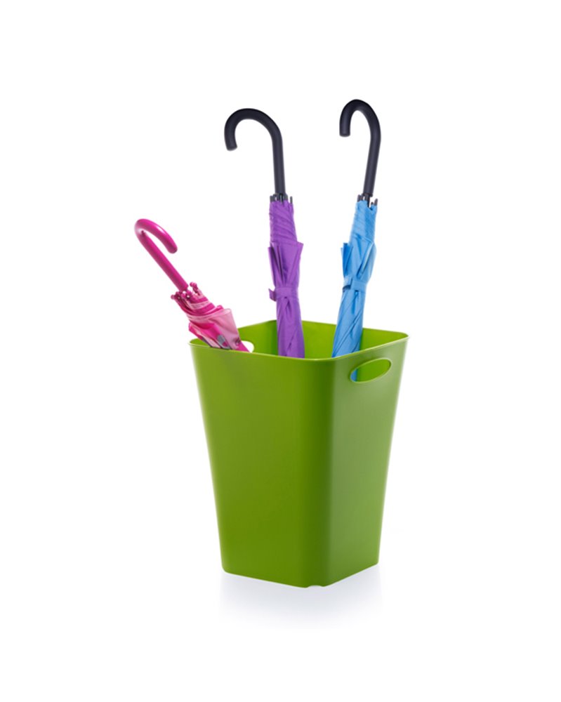 PORTAOMBRELLI TIMELESS PPL VERDE 29,5x29,5cm - H 39,5cm