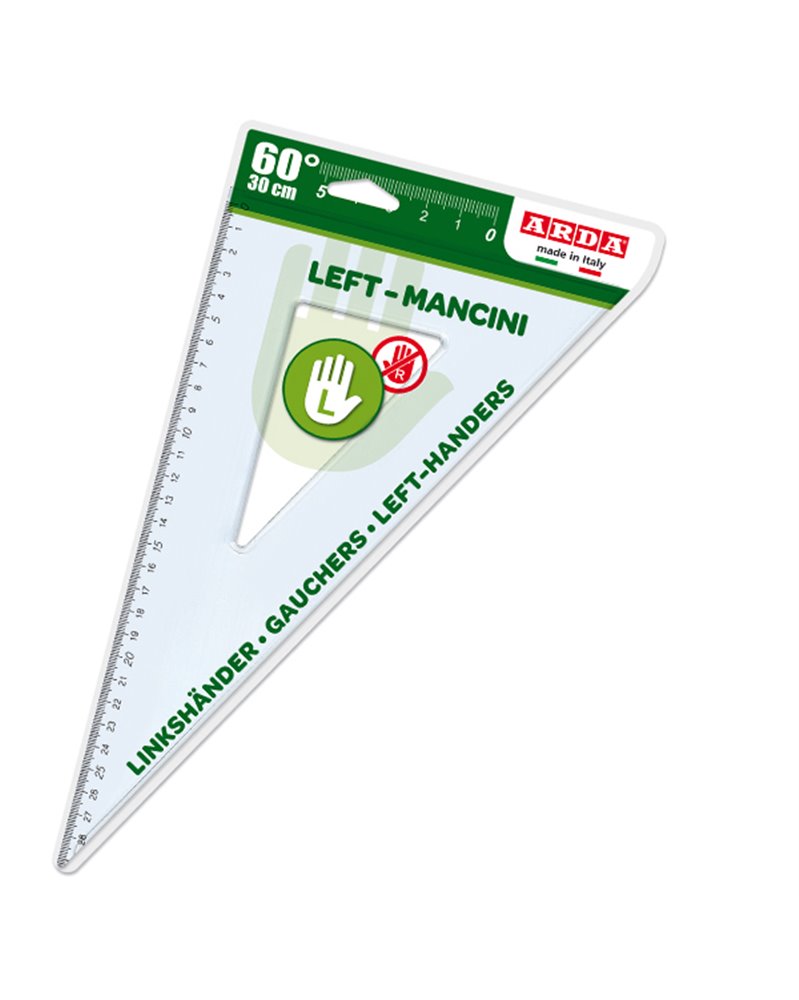 Squadra 60Â° - 30cm per mancini ARDA