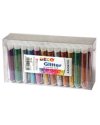 Glitter 50 flaconi grana fine 12ml colori assortiti Cwr