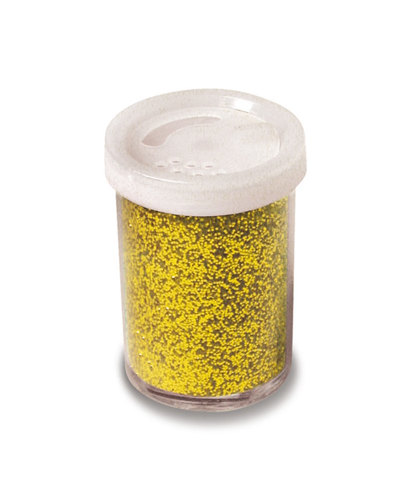 Glitter flacone grana fine 25ml oro Cwr