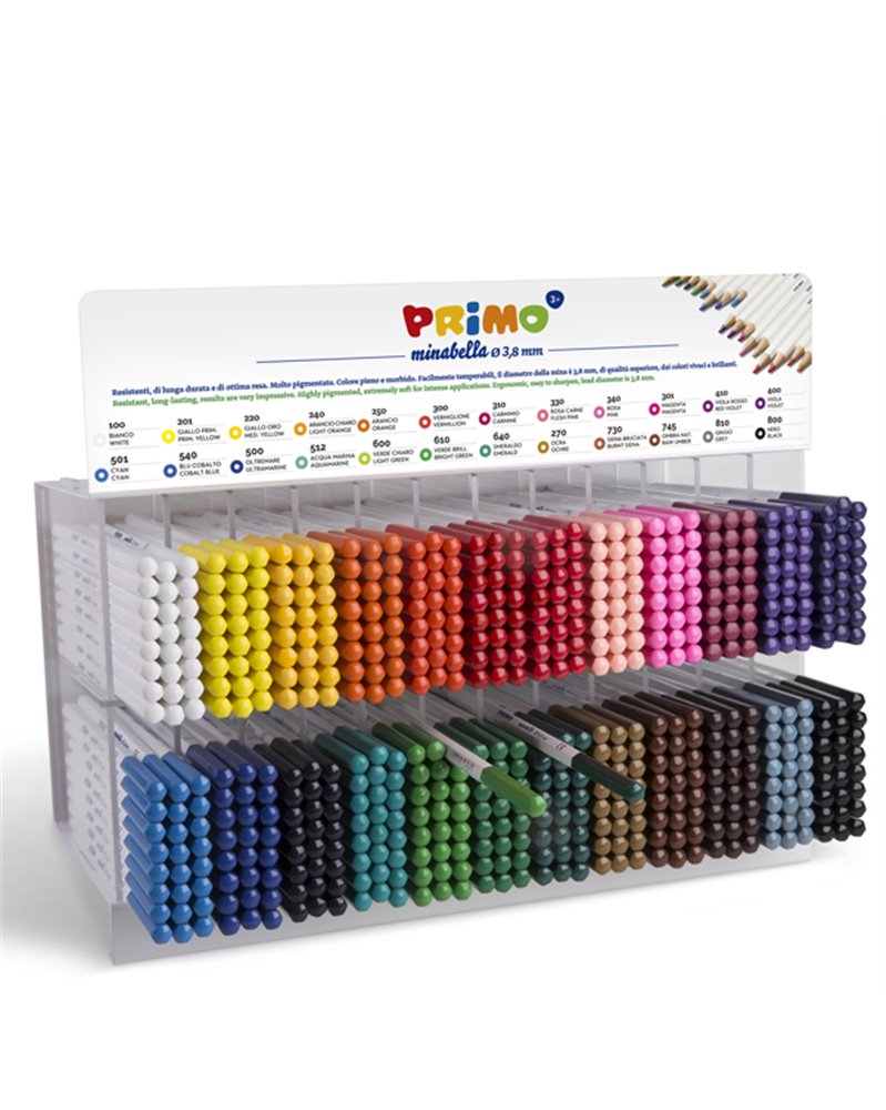 Expo da banco pastello Minabella 24pz x 24 colori assortiti PRIMO