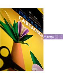 Blister 10fg cartoncino 35x50cm 220gr violetta Cartacrea Fabriano